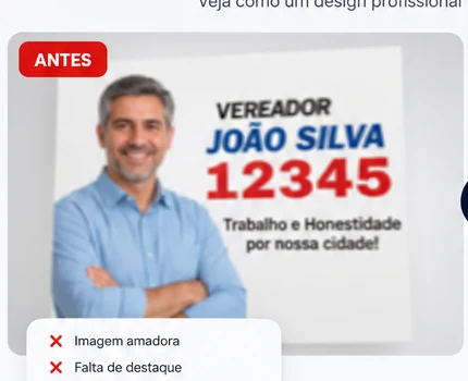 Exemplo de arte amadora antes